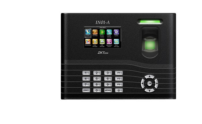 IN01 fingerprint time recorder with battery